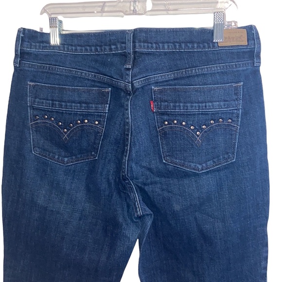 Levi's Denim - Levi’s Womens 515 Bootcut Stretch Jeans Studded Pockets Size 14 Short Western